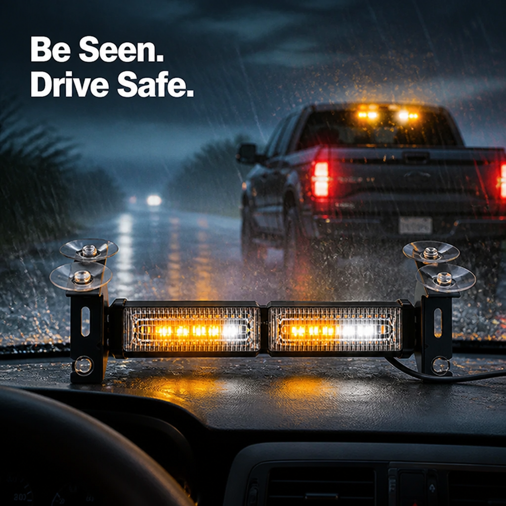 BlazeSight™ — Own the Road with Unstoppable, Weather-Proof Visibility