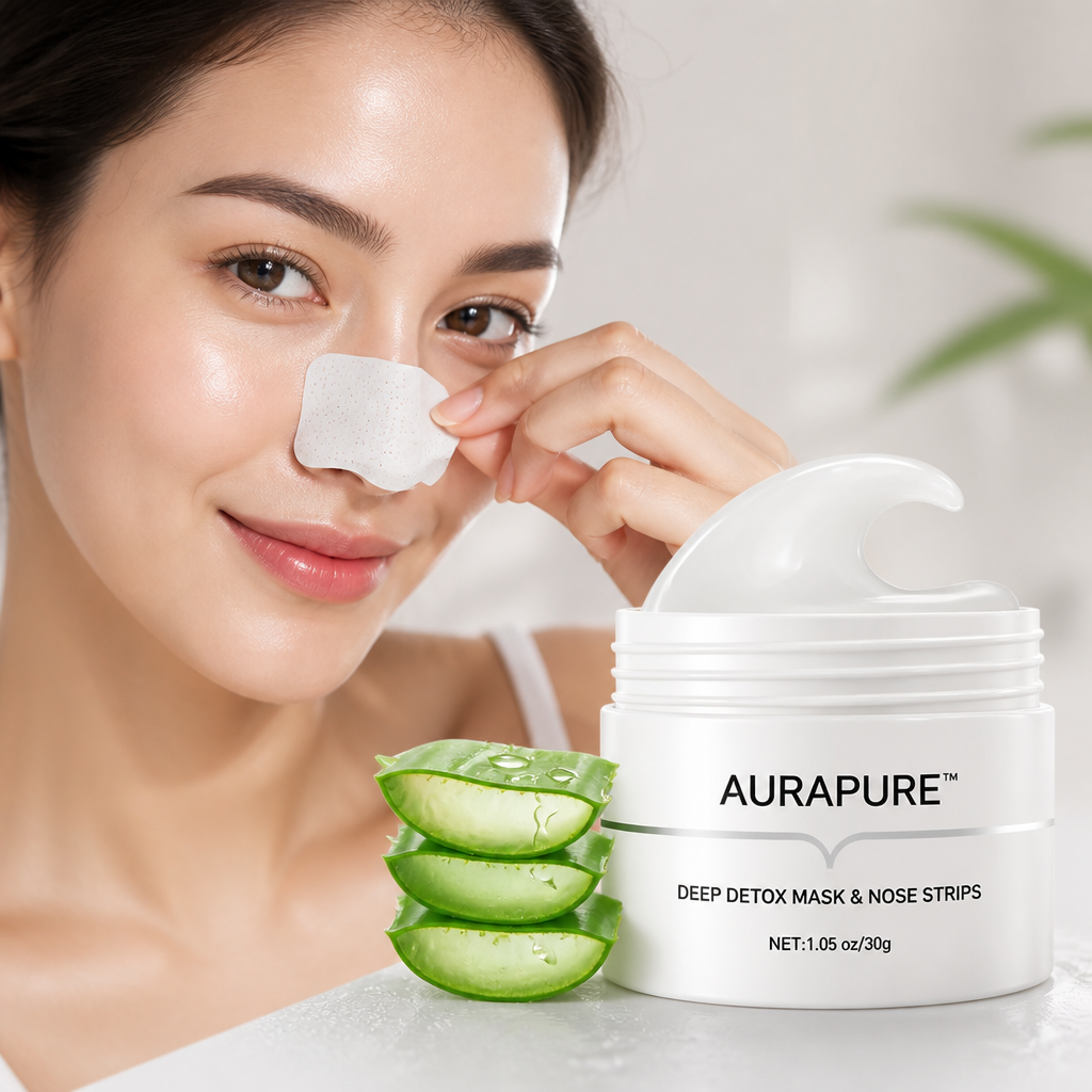 AuraPure™ Deep Detox Mask & Nose Strips — Unlock Radiant, Silky-Smooth Skin You Can’t Stop Touching