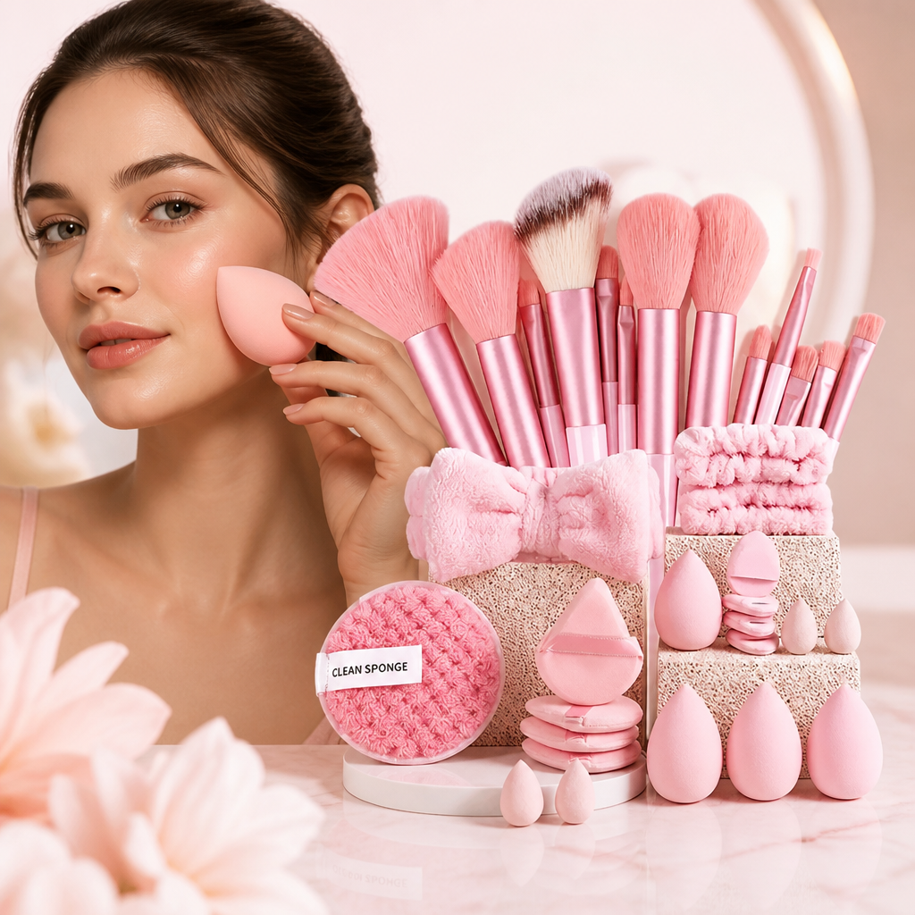 VelouraMuse™ Pro Brush Collection — Unlock Silky, Head-Turning Flawlessness Every Time