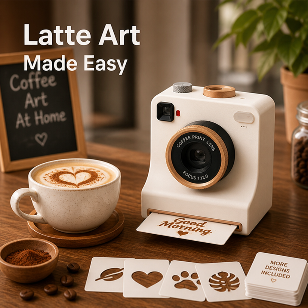 BrewMuse™ — Instantly Create Stunning Coffee Art That Wows Every Time