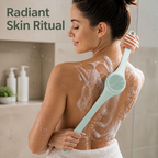 HydraPulse™ Dual Handle Exfoliating Brush — Reveal Silky, Radiant Skin and Feel Reborn Every Shower
