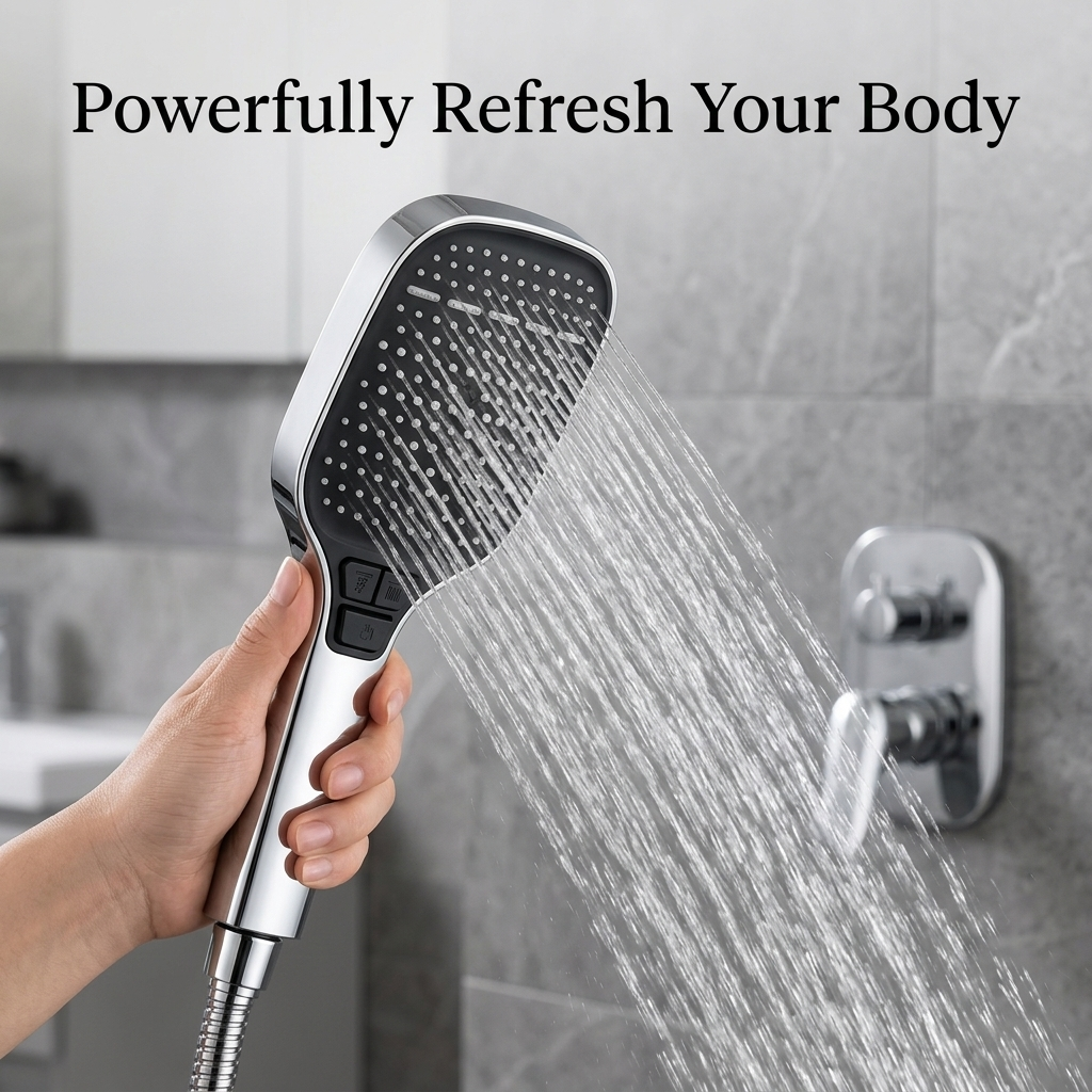 VitaMist™ Handheld Shower Head — Powerfully Refresh Your Body and Mind Every Morning