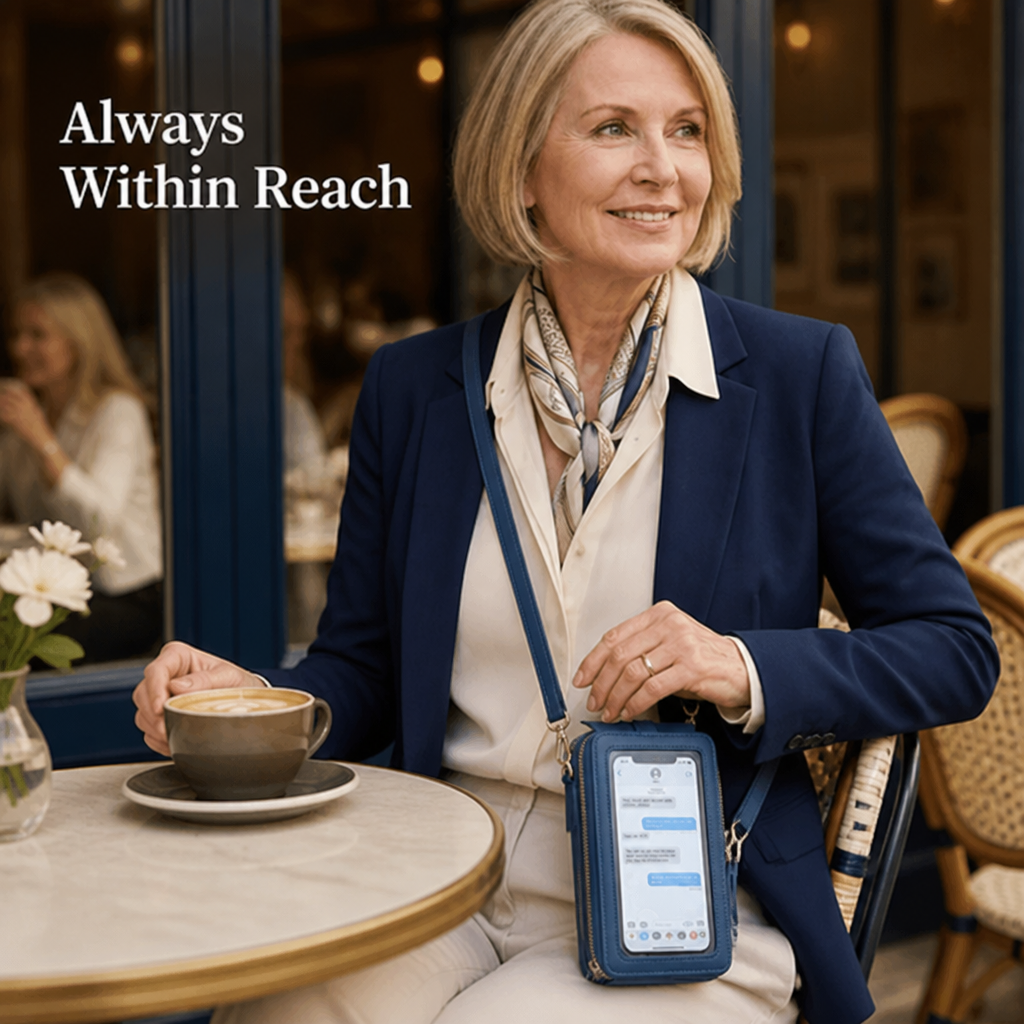 LumiTote™ — Stay Effortlessly Connected and Clutter-Free All Day Long