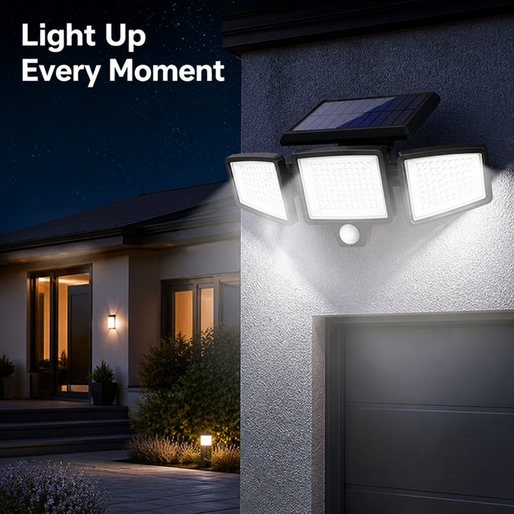RadiantShield™ — Light Up Your Nights with Instant, Hands-Free Security and Lasting Solar Power