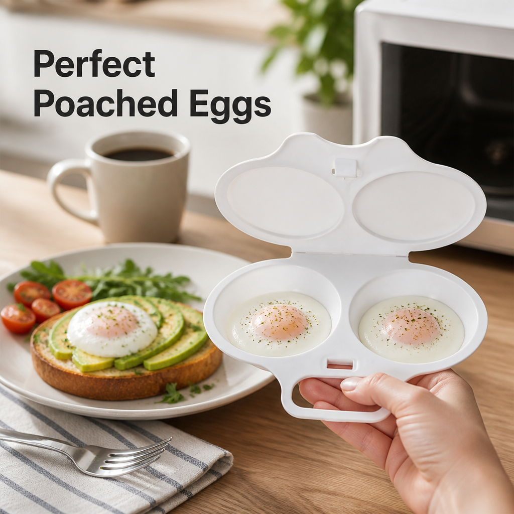 Ovella™ Egg Cooker — Perfectly Poached Eggs That Brighten Every Morning