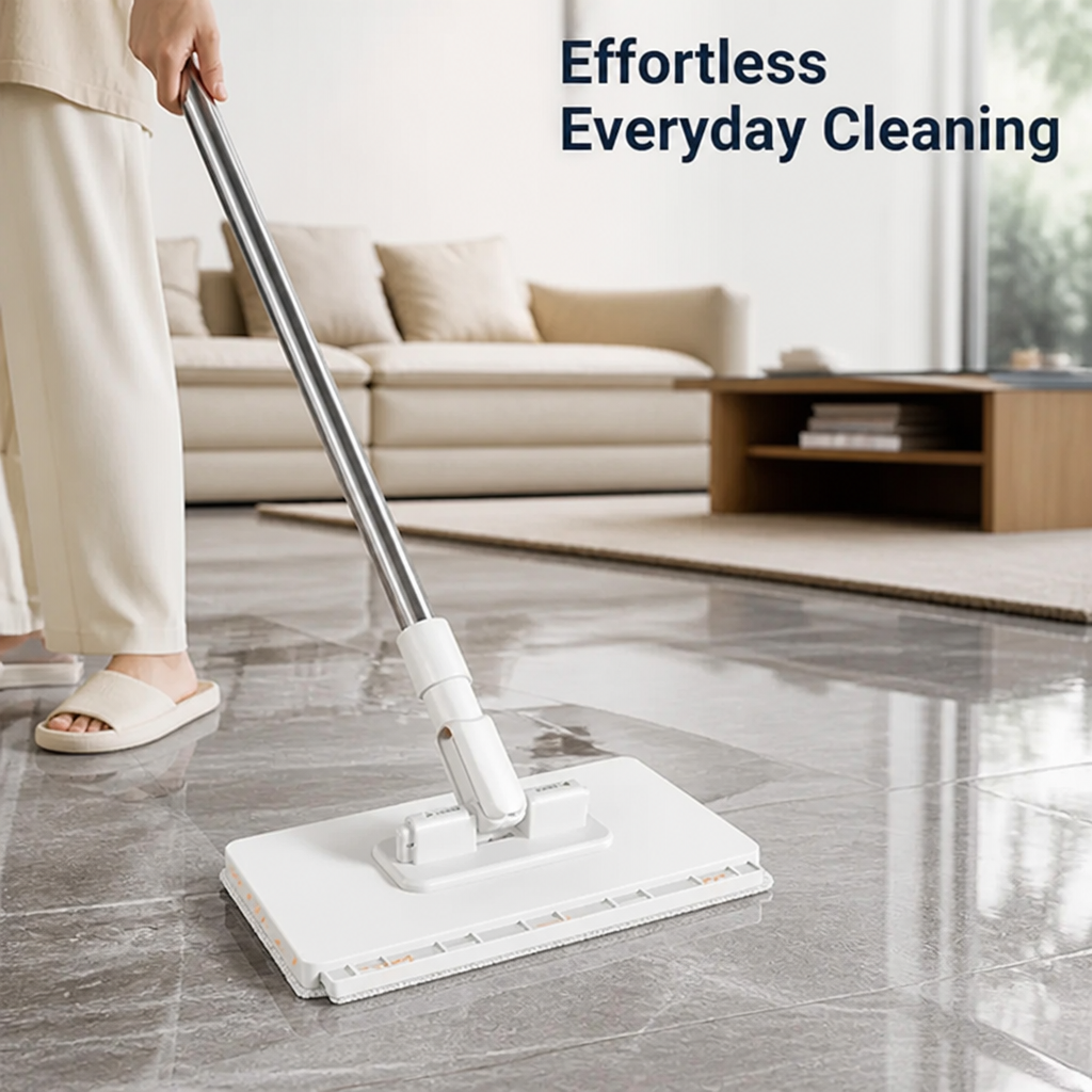 SwiftSweep™ Mop — Clean Every Corner Without Breaking a Sweat