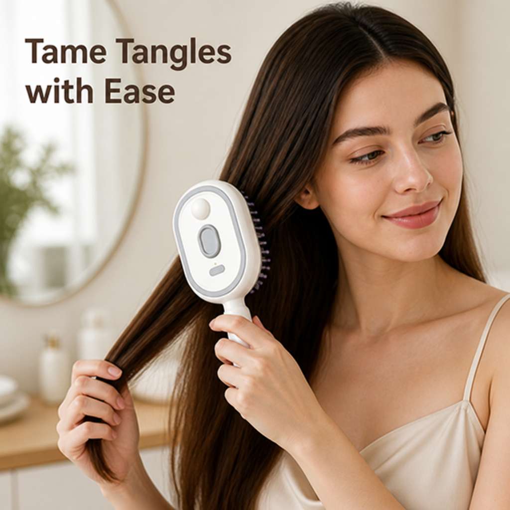 MistMellow™ — Tame Tangles with a Softer, More Comfortable Brush