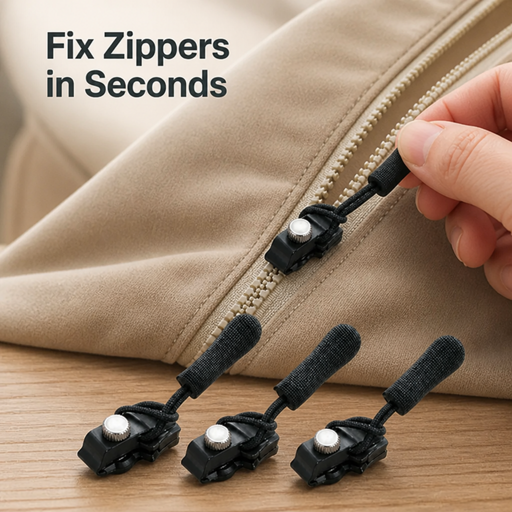 ZipRevive™ — Get your favorite gear zipping smoothly again—without sewing!