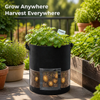Rootivelle™ Grow Bag — Harvest Fresh, Flavorful Veggies Right from Any Tiny Space