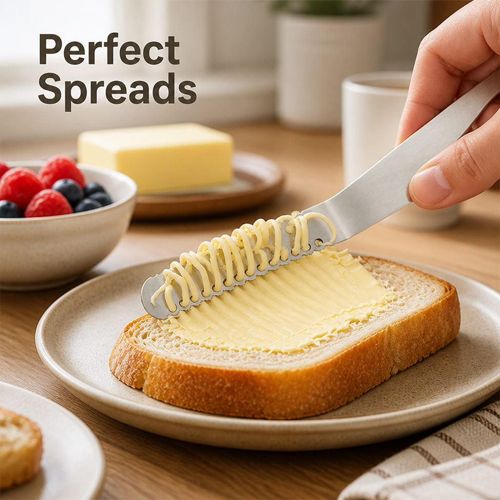 FlexiSpread™ — Turn Stubborn Butter into Silky, Melt-In-Your-Mouth Perfection Every Time