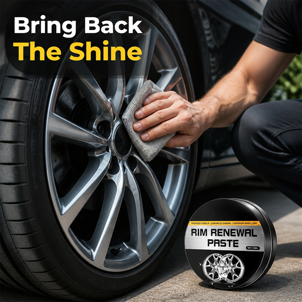 RevitaShine™ Wheel Paste — Instantly Erase Scratches and Lock in Showroom Shine for Miles