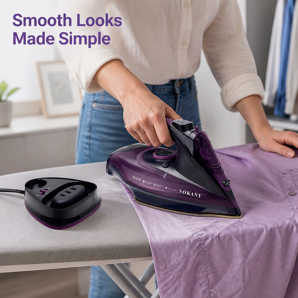VaporEase™ — Iron Anywhere, Look Flawless Every Time