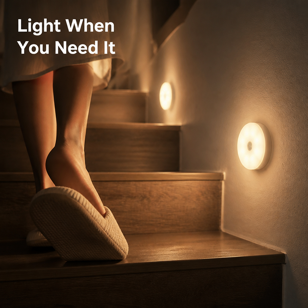 LuminaSure™ — Step Into Instant Warmth and Safety, No Hands Needed