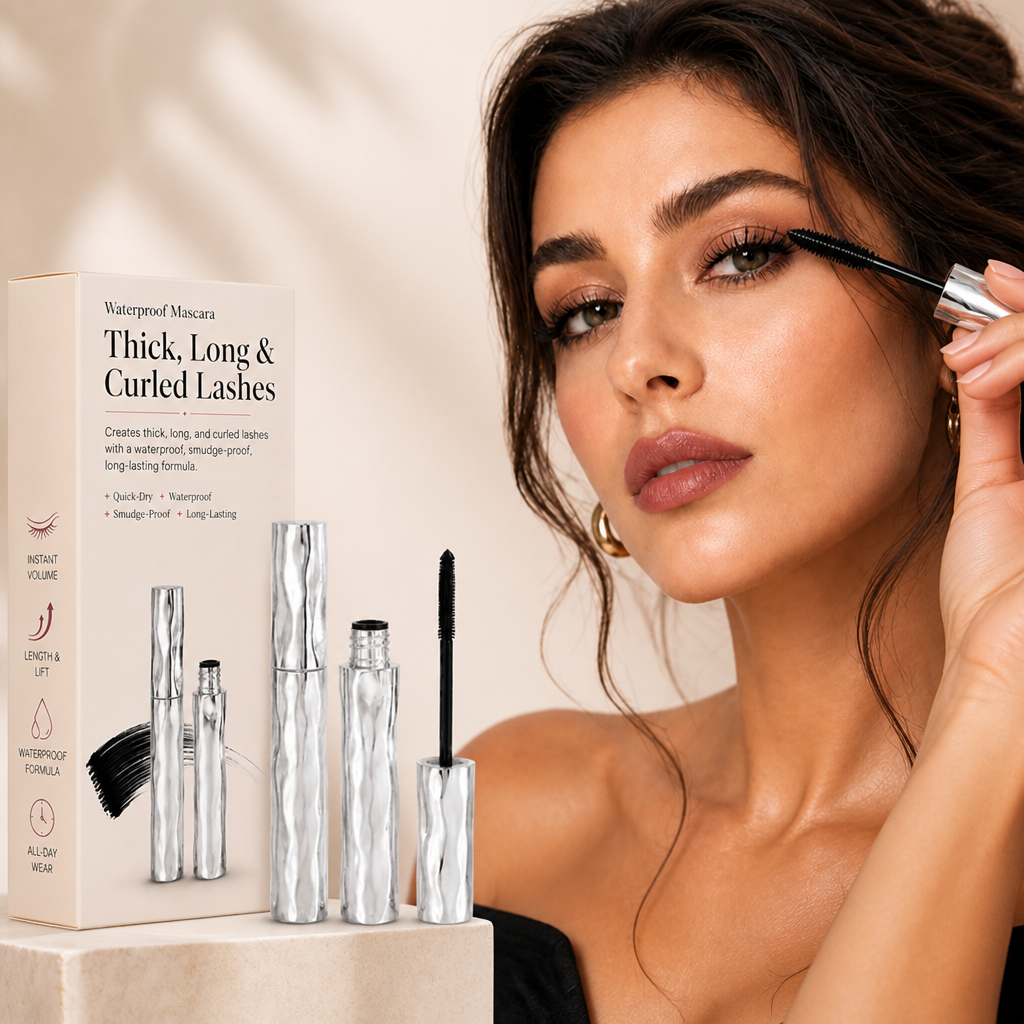 LushVanta™ Waterproof Curling Lengthening Mascara — Unstoppable Lash Power That Turns Every Eye Your Way