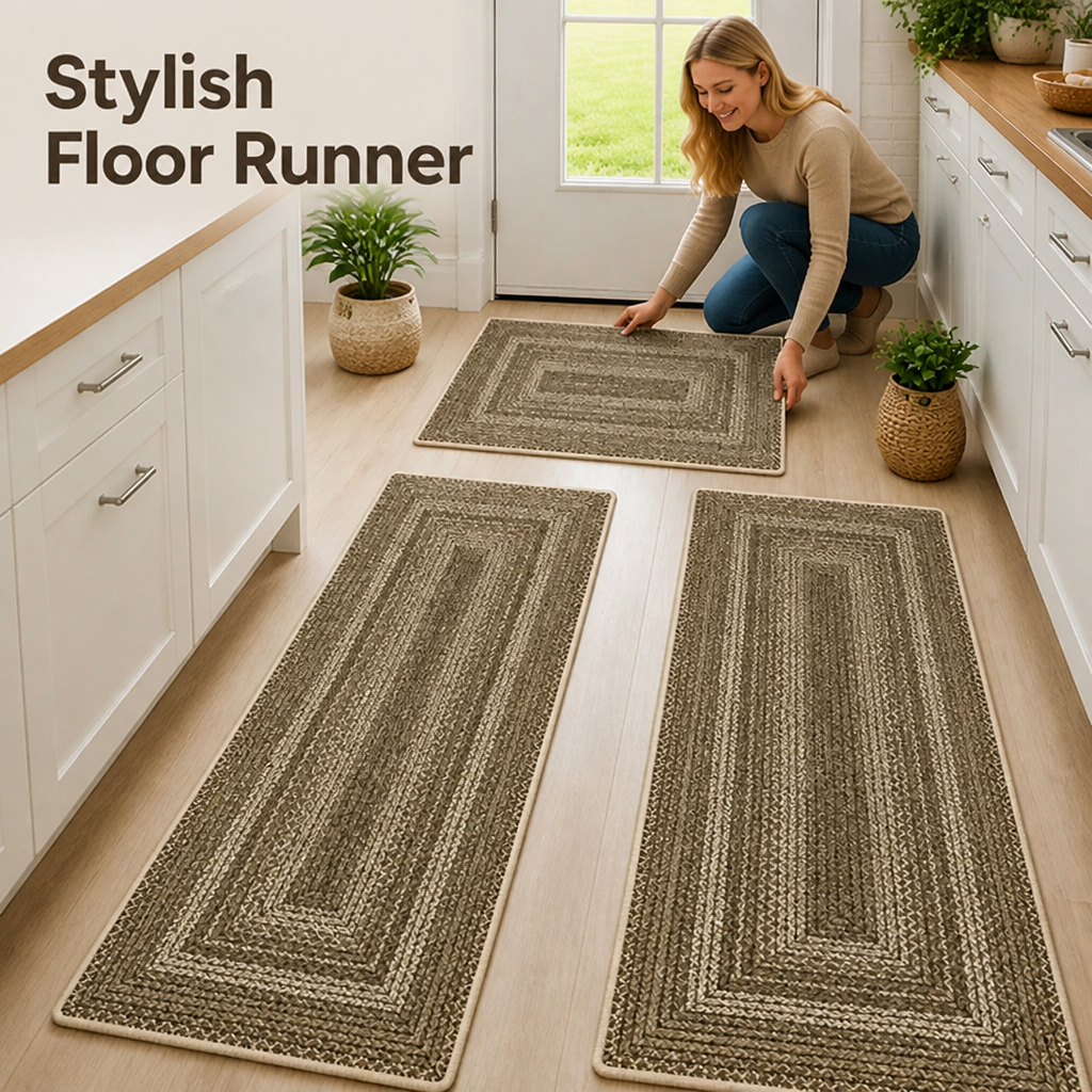 GripLuxe™ Runner — Step Confidently on a Spill-Proof, Stunning Surface Every Time