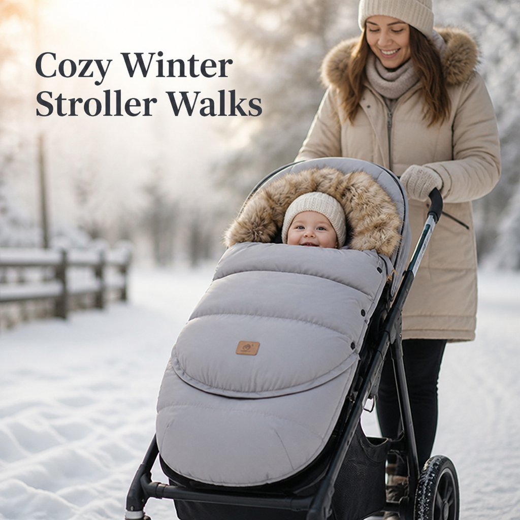 Bundlette™ — Cozy Stroller Walks, From Tiny Baby to Growing Toddler
