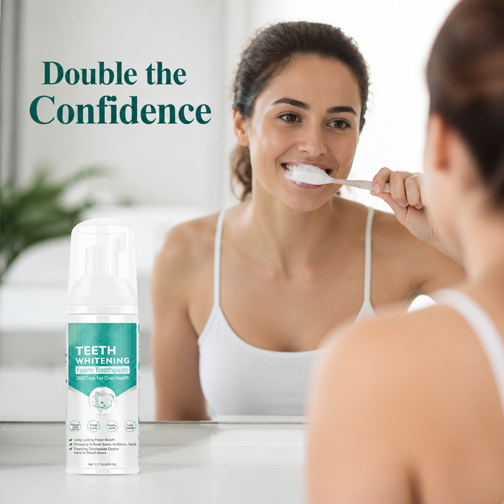 GlowBurst™ Whitening Mousse — Unleash a Brilliant Smile That Feels Fresh and Confident All Day