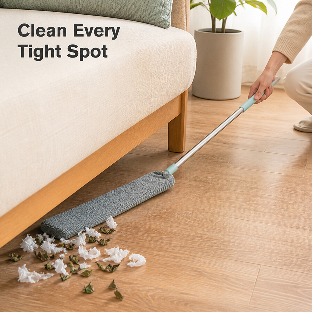 SwiftSweep™ Dust Cloth — Effortlessly Erase Dust from Every Impossible Corner