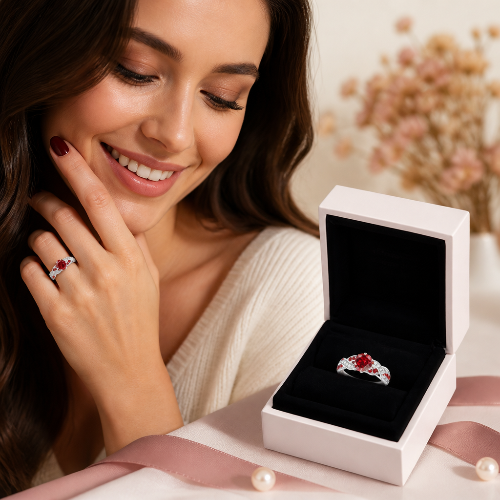 MiraLuxe™ Birthstone Ring — Wear Their Love as Your Daily Source of Comfort and Strength
