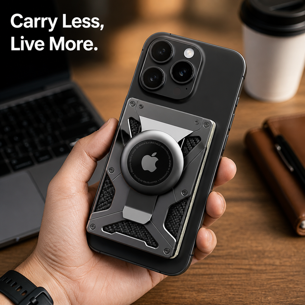 SlimGuard™ Magnetic Wallet — Carry Less, Live More: Ultimate Security and Effortless Style