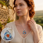 VitaLuxe™ Birthstone Knot Necklace — Carry Ancient Strength and Soulful Love Wherever You Go
