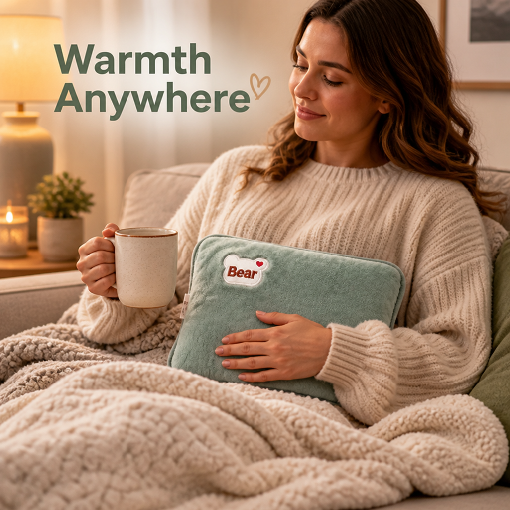 EmberEase™ — Enjoy Cozy, Cordless Warmth That Moves With You