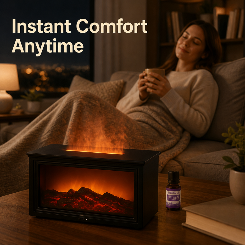 BlazeAura™ — Transform Your Space into a Soothing Flame-Filled Sanctuary