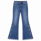 MirraLuxe™ High Waist Distressed Flare Jeans — Flaunt Every Curve with Unshakable Confidence and Effortless Style