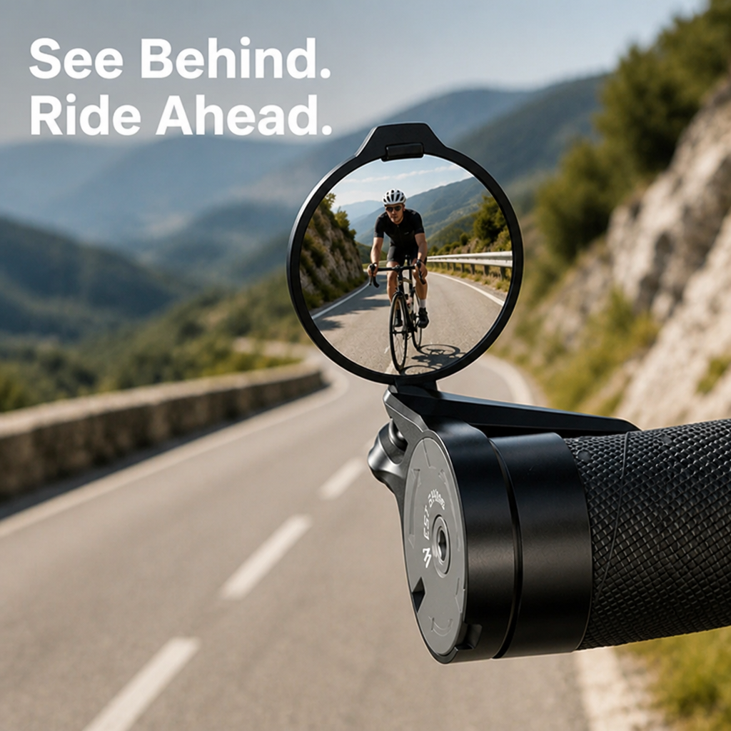 BladeSight™ — Own Every Ride with Crystal-Clear, 360° Rear Vision