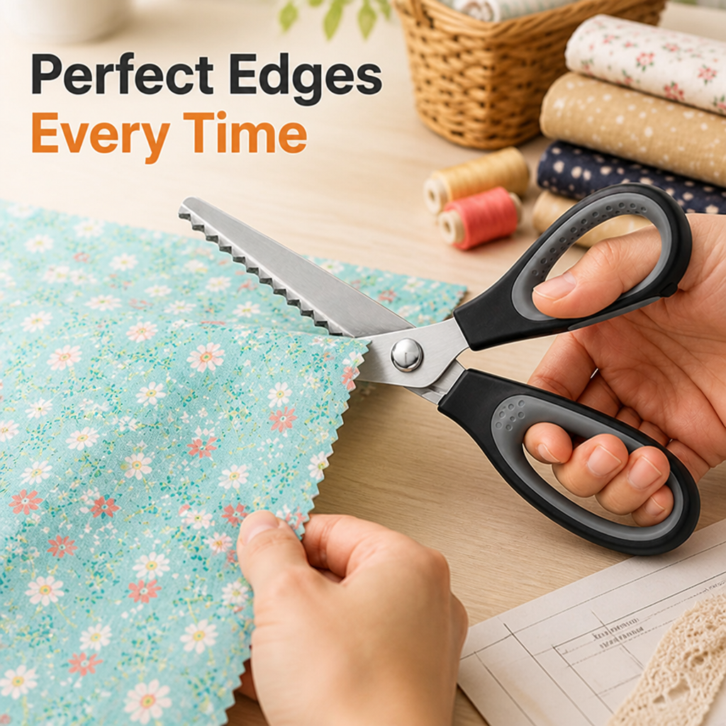 Zigzelle™ Shears — Craft Flawless Zigzag Edges That Wow Every Time