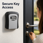 Klyvanta™ Wall-Mounted Lock Box — Take Back Control with Ironclad Key Security and Instant Access