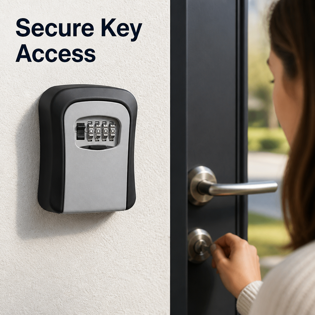 Klyvanta™ Wall-Mounted Lock Box — Take Back Control with Ironclad Key Security and Instant Access