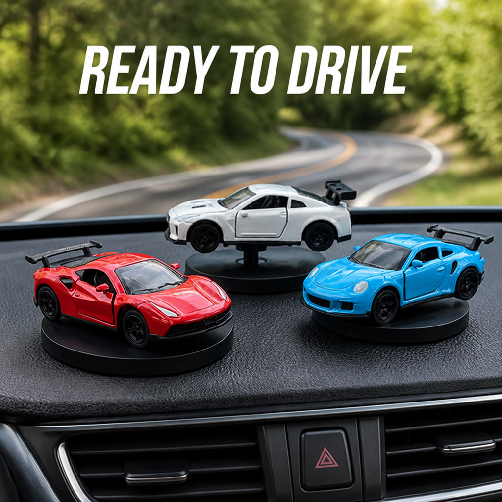TurboSwing™ — Ignite Your Dashboard with Timeless Racing Attitude and Instant Cool