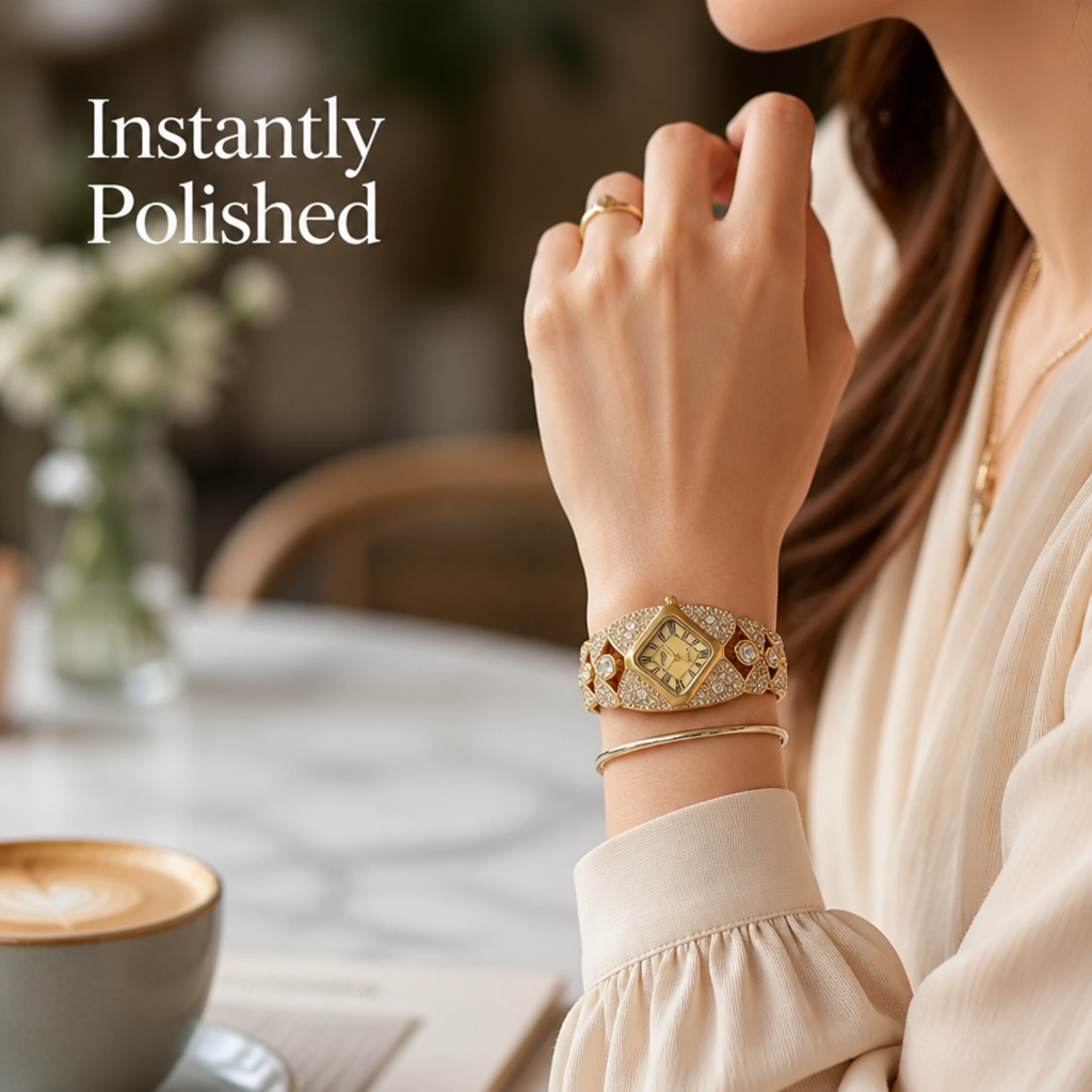 Gleamora™ — Feel instantly polished with one sparkling finishing touch