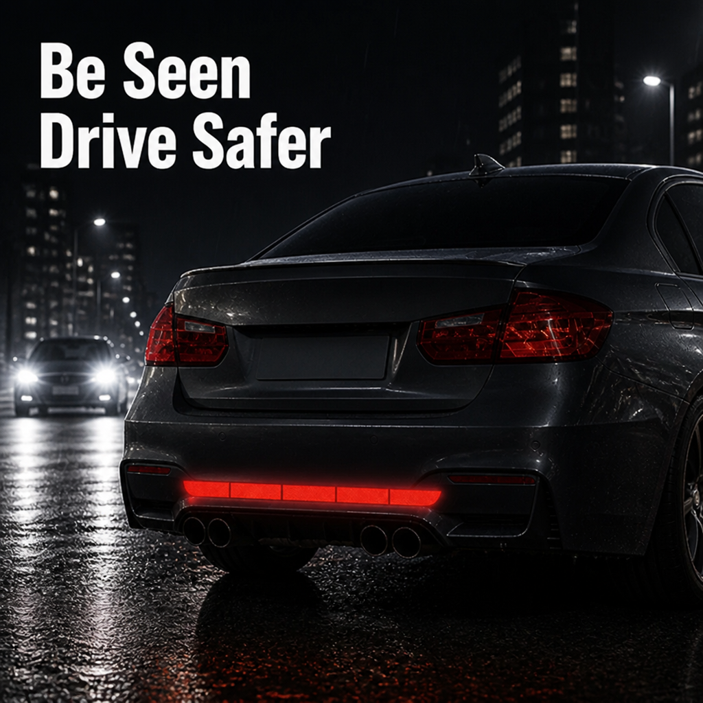 ViziShield™ Reflective Bumper Strips — Make Your Ride Unstoppable in the Dark