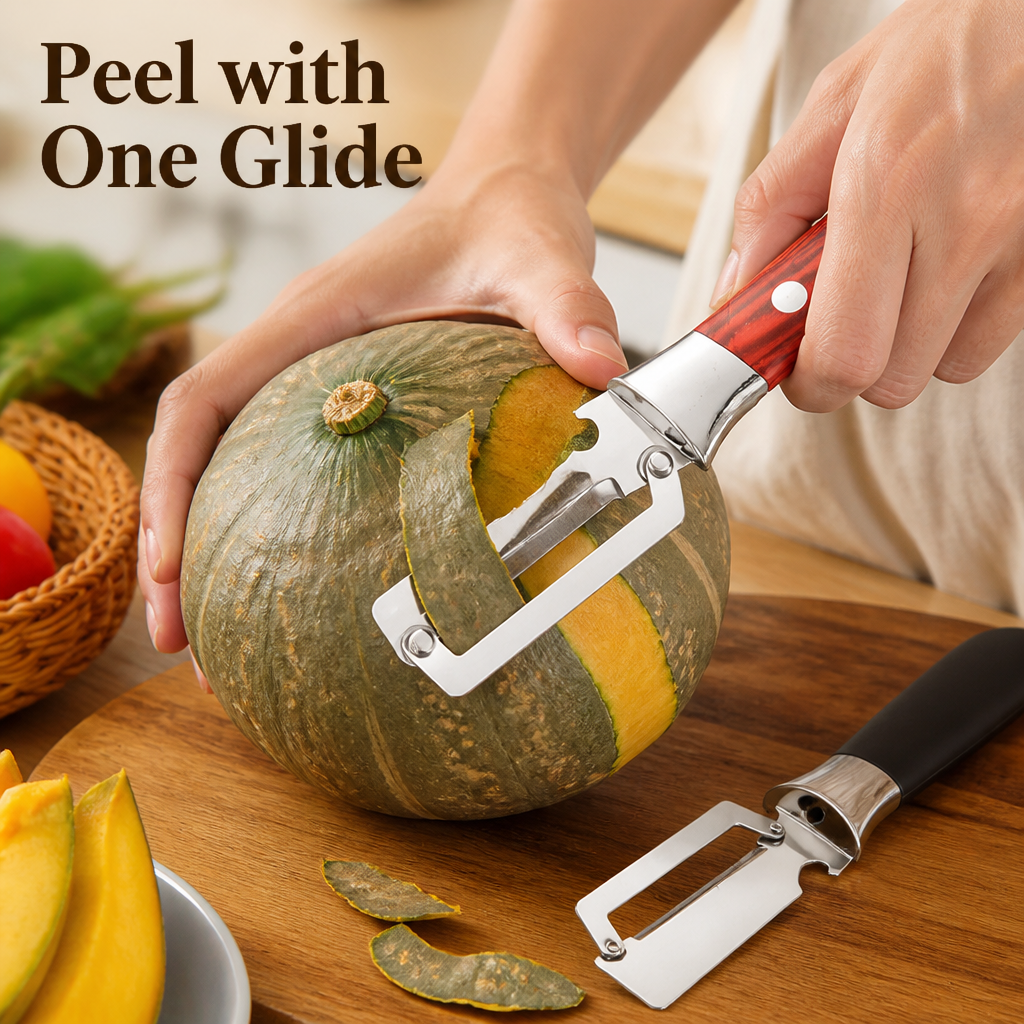 SwiftPeel™ — Slice Through Tough Skins in a Flash Without the Fuss