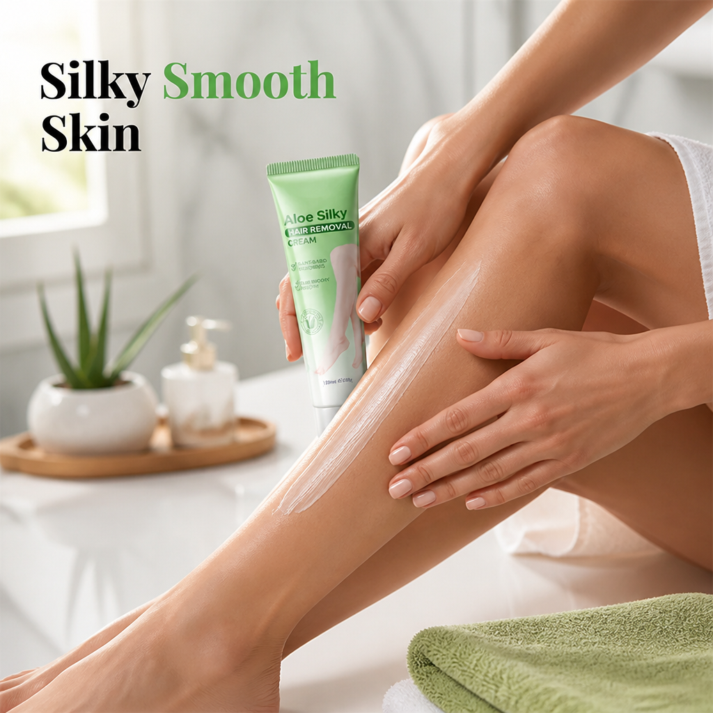 SilkAura™ — Effortless, Soothing Smoothness That Makes Your Skin Glow