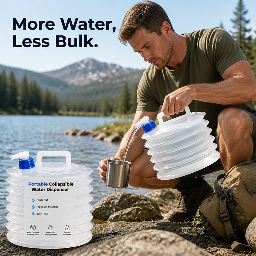 AquaFlex™ — Carry More Water, Ditch the Bulk, and Conquer Every Adventure with Ease