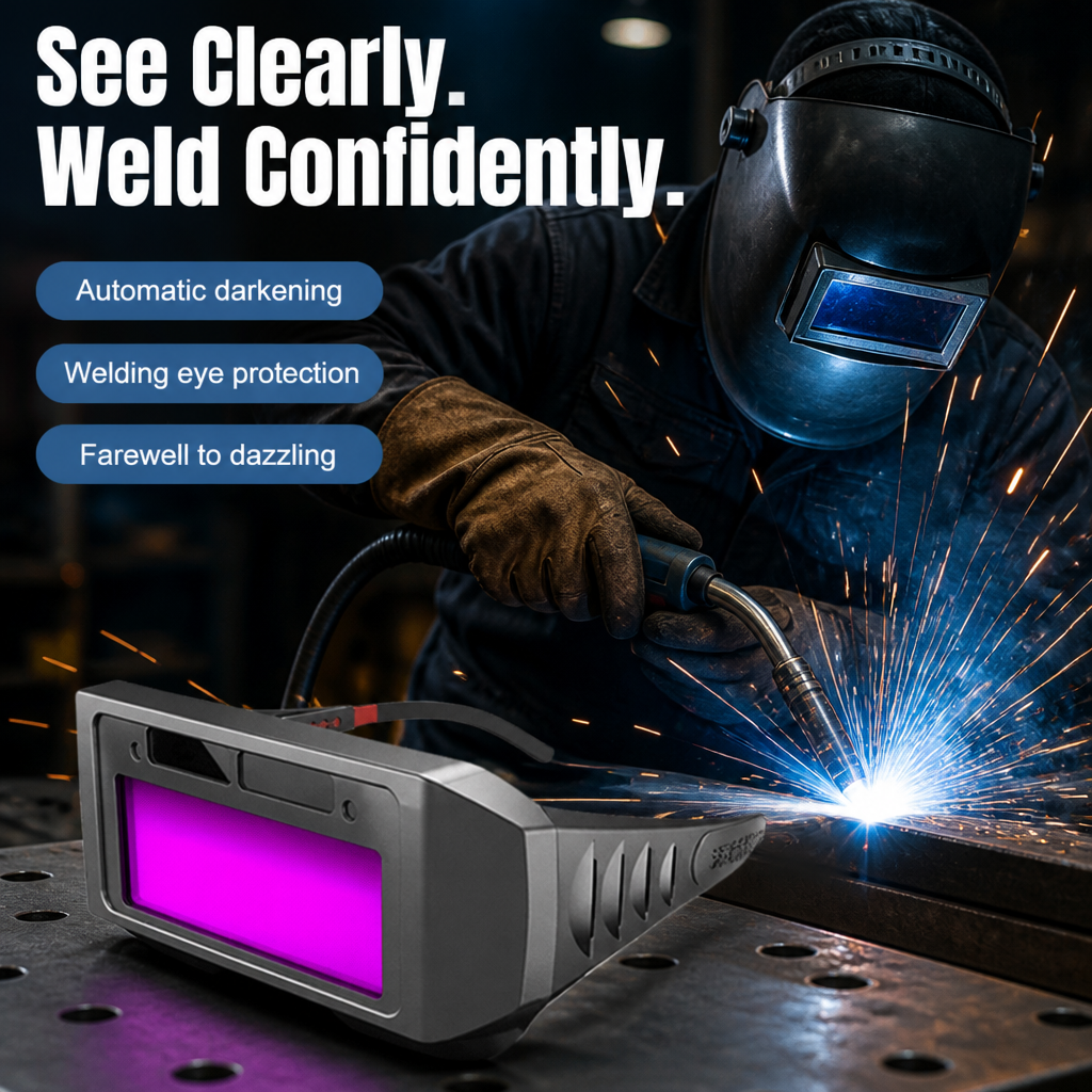 VitraShield™ Welder’s Goggles — Power Through Sparks with Unmatched Comfort and Clear Vision