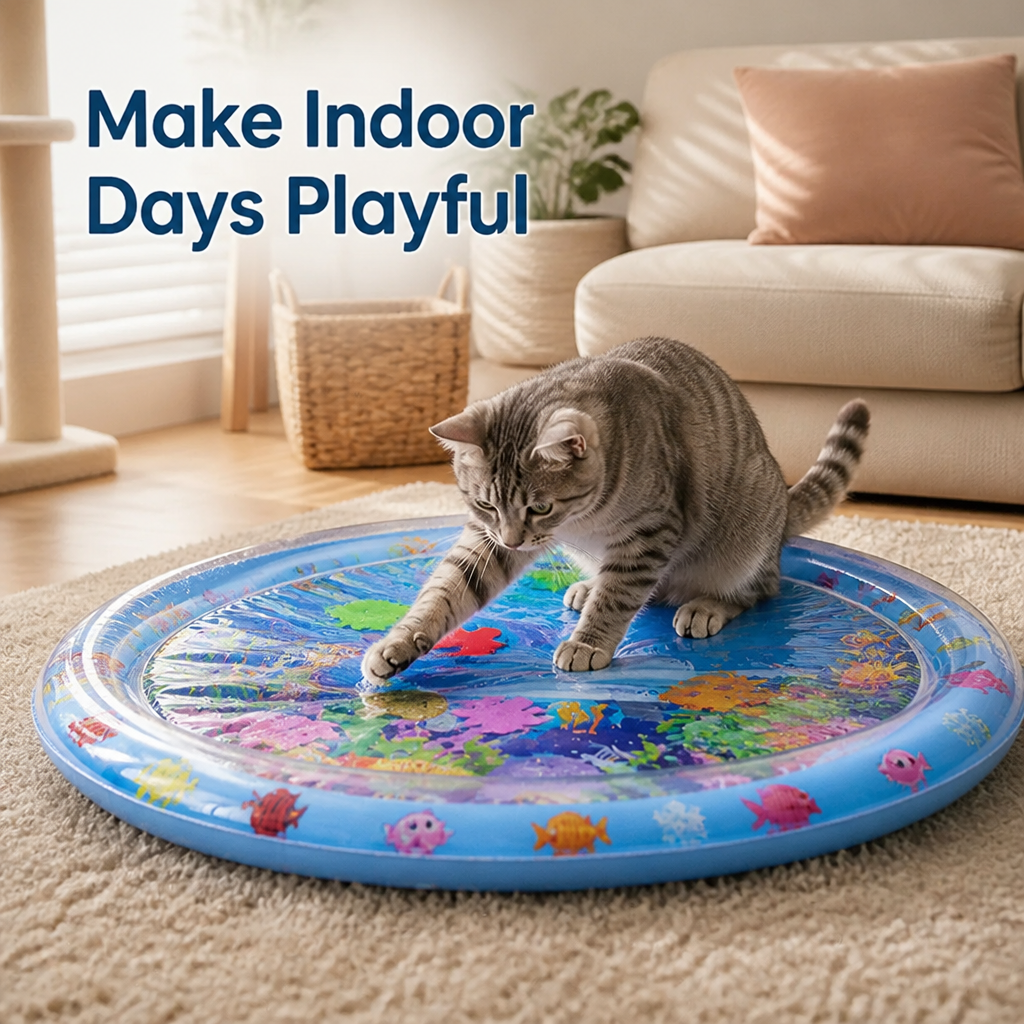 PounceRipple™ — Make Indoor Days More Playful, Then Give Your Cat a Cool Place to Unwind!