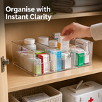 OptiView™ Adjustable Storage Organizer — Master Your Space with Instant Clarity and Effortless Order