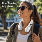 BreezeWave™ 360° Neck Fan — Stay Cool, Comfortable, and Confident All Day Long