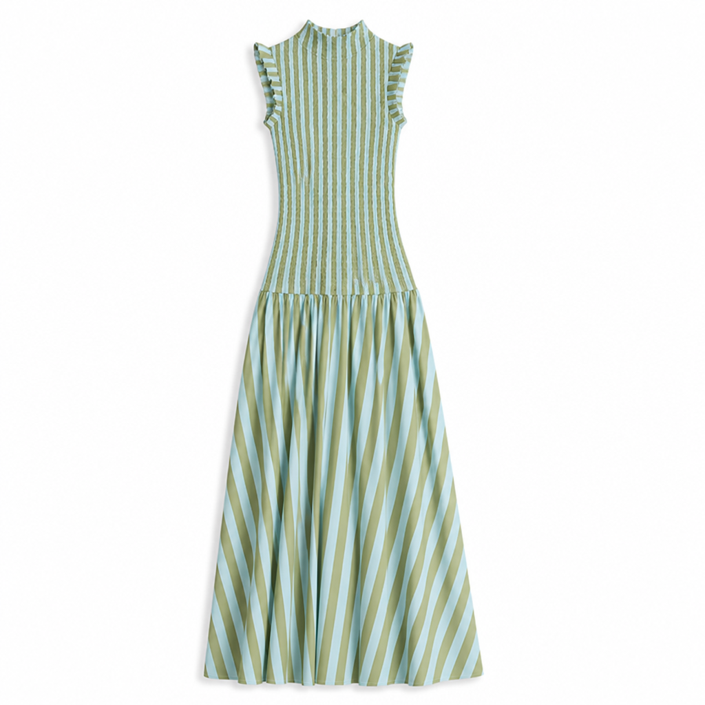 VelaVerve™ Stripe Maxi Dress — Unleash Effortless Elegance That Moves with You