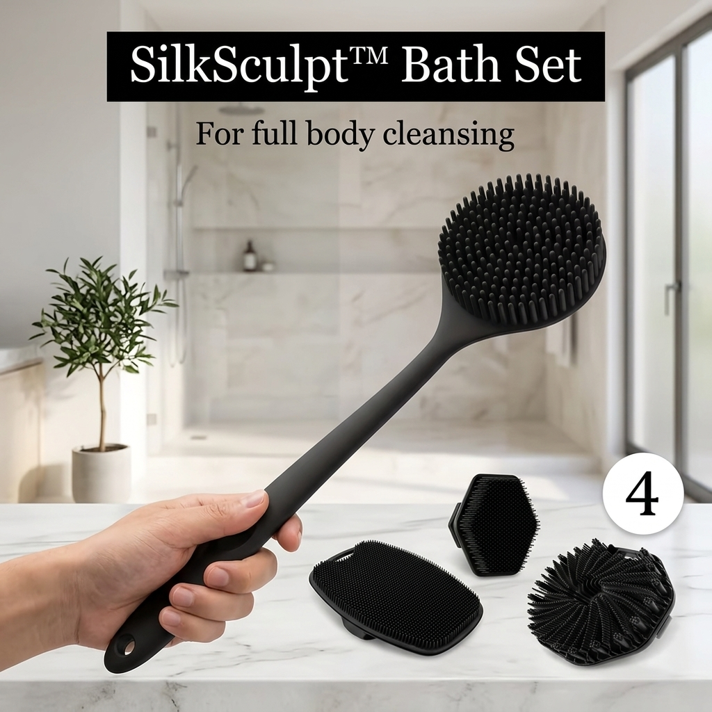 SilkSculpt™ Bath Brush Set — Reveal Silky-Smooth Skin That Feels Fresh and Confident Every Day