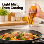 MistPortion™ — Coat Every Bite Evenly, Without the Messy Pour