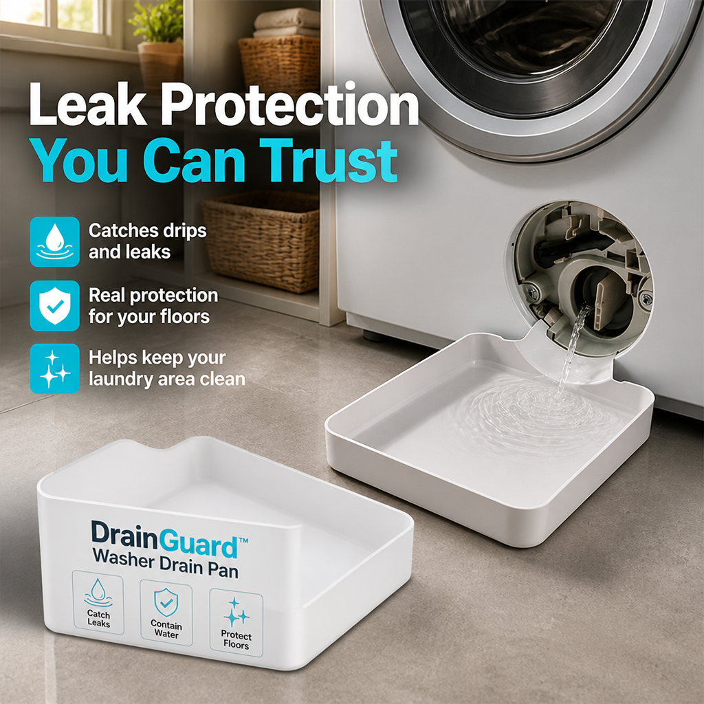 DrainGuard™ — Effortless Leak Protection That Keeps Your Floors Dry and Worry-Free