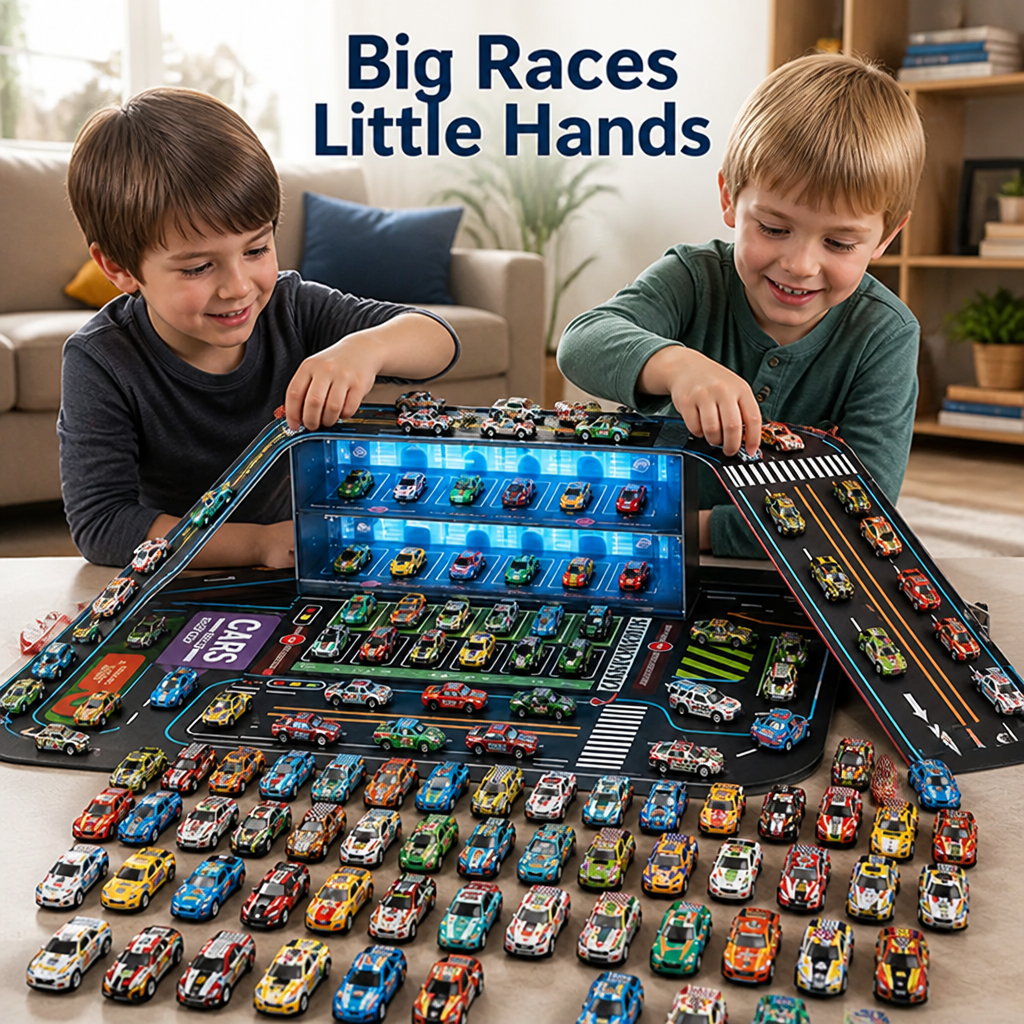 TurboTrack™ — Ignite Your Child’s Focus and Fuel Endless Racing Adventures