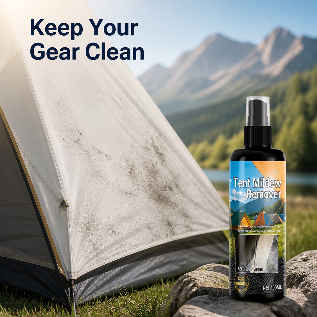 EcoShield™ Mildew Cleaner — Instantly Revive Your Gear and Keep It Protected for Every Adventure
