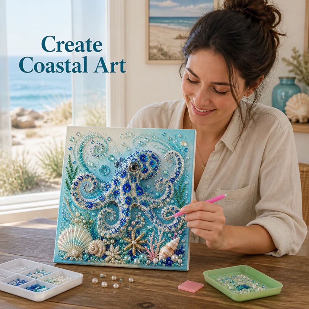 PearlTide™ — Unwind as you create sparkling coastal art that’s unmistakably yours