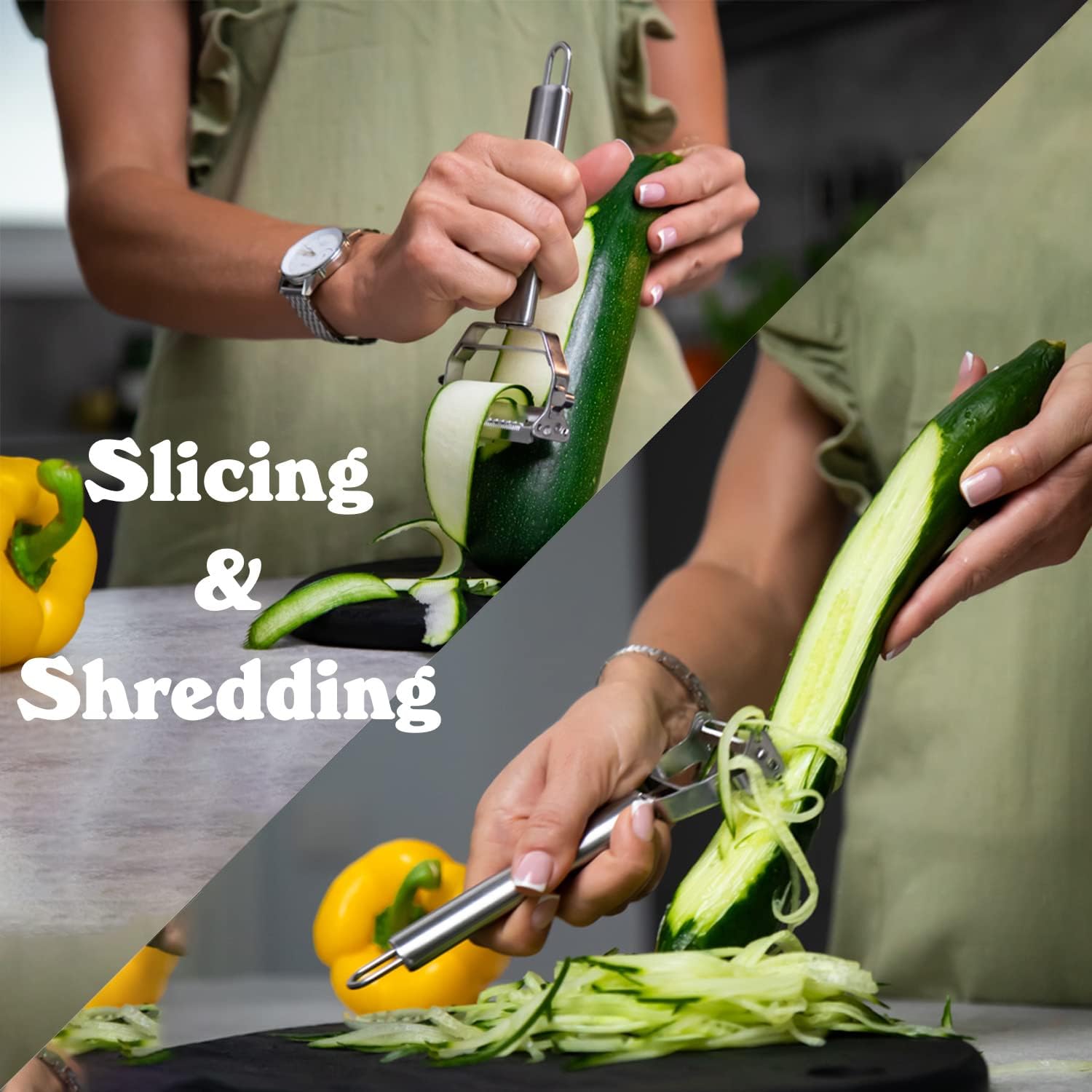 BladeMaster Pro™ — Slice, Peel & Shred Faster for Effortless Kitchen Mastery